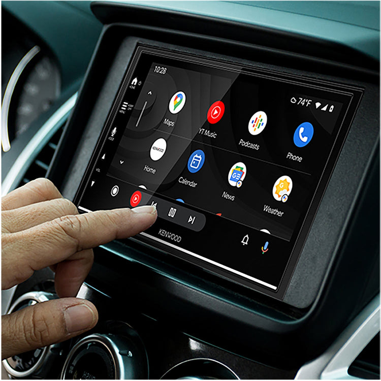 Kenwood - Récepteur Multimédia Numérique Avec Écran Tactile de 6.8", Bluetooth 4.2, Pour Voiture, Noir - Simple Boutique