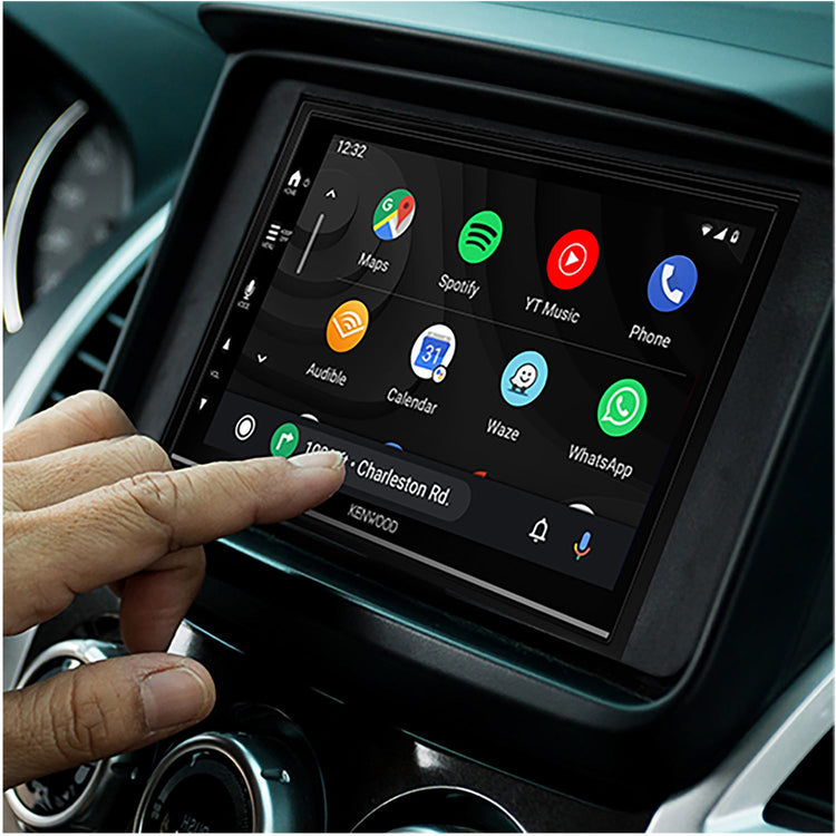 Kenwood - Récepteur Multimédia Numérique Avec Écran Tactile de 6.8", Bluetooth 4.2, Pour Voiture, Noir - Simple Boutique