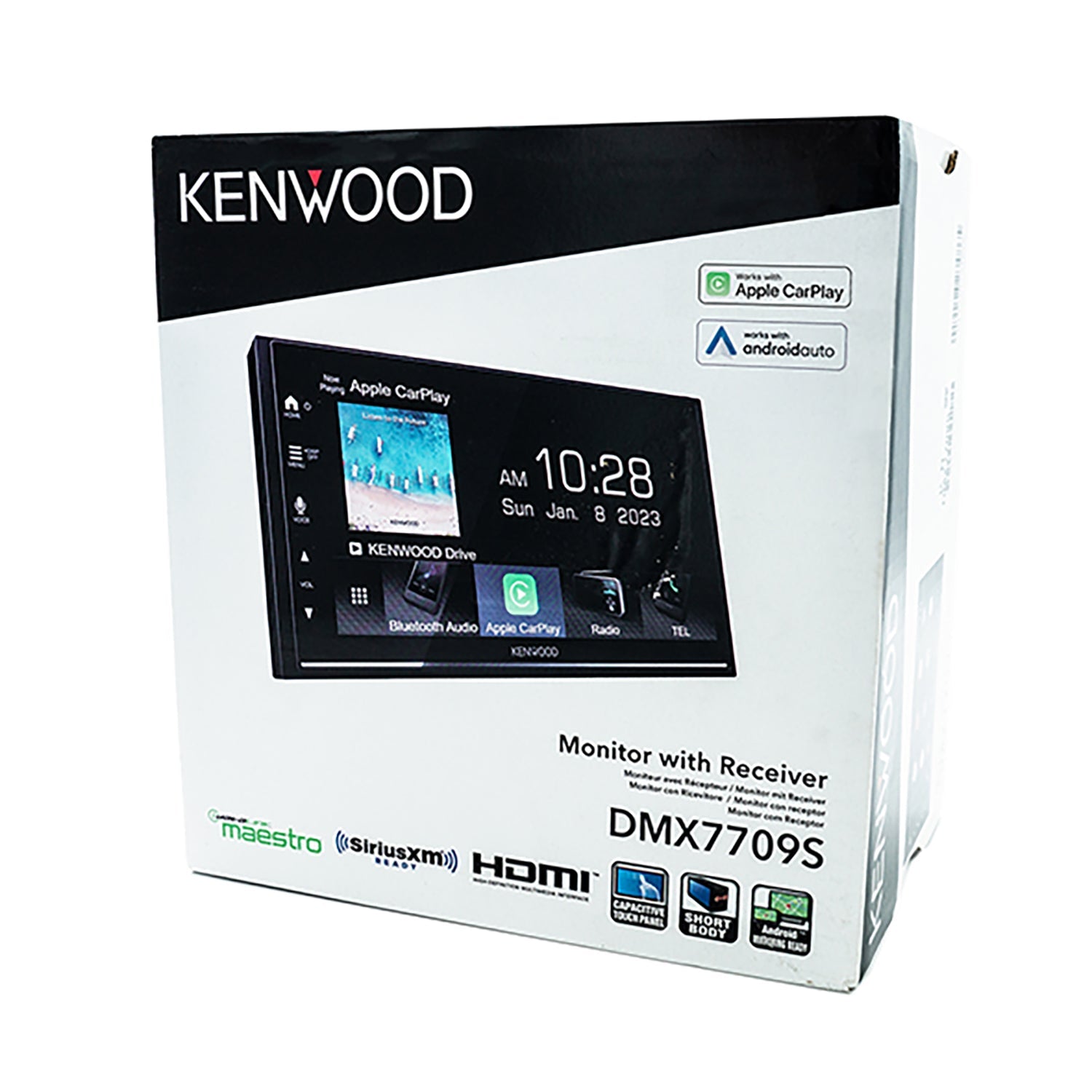 Kenwood - Récepteur Multimédia Numérique Avec Écran Tactile de 6.8", Bluetooth 4.2, Pour Voiture, Noir - Simple Boutique
