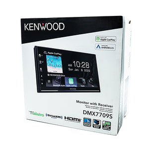 Kenwood - Récepteur Multimédia Numérique Avec Écran Tactile de 6.8", Bluetooth 4.2, Pour Voiture, Noir - Simple Boutique
