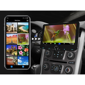 Kenwood - Récepteur Multimédia Numérique avec Écran Flottant HD de 10,1 po, Apple CarPlay et Android Auto Sans Fil, Pour Voiture, Noir - Simple Boutique
