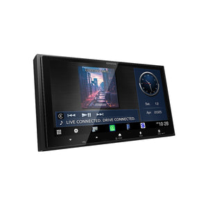Kenwood - Récepteur Multimédia Numérique avec Écran HD de 6,92 po, Apple CarPlay et Android Auto Sans Fil, HDMI, Pour Voiture, Noir - Simple Boutique