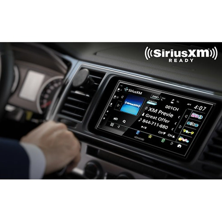 Kenwood - Récepteur Multimédia Numérique avec Écran Tactile de 6,8 po, Apple CarPlay et Android Auto par USB, Pour Voiture, Noir - Simple Boutique