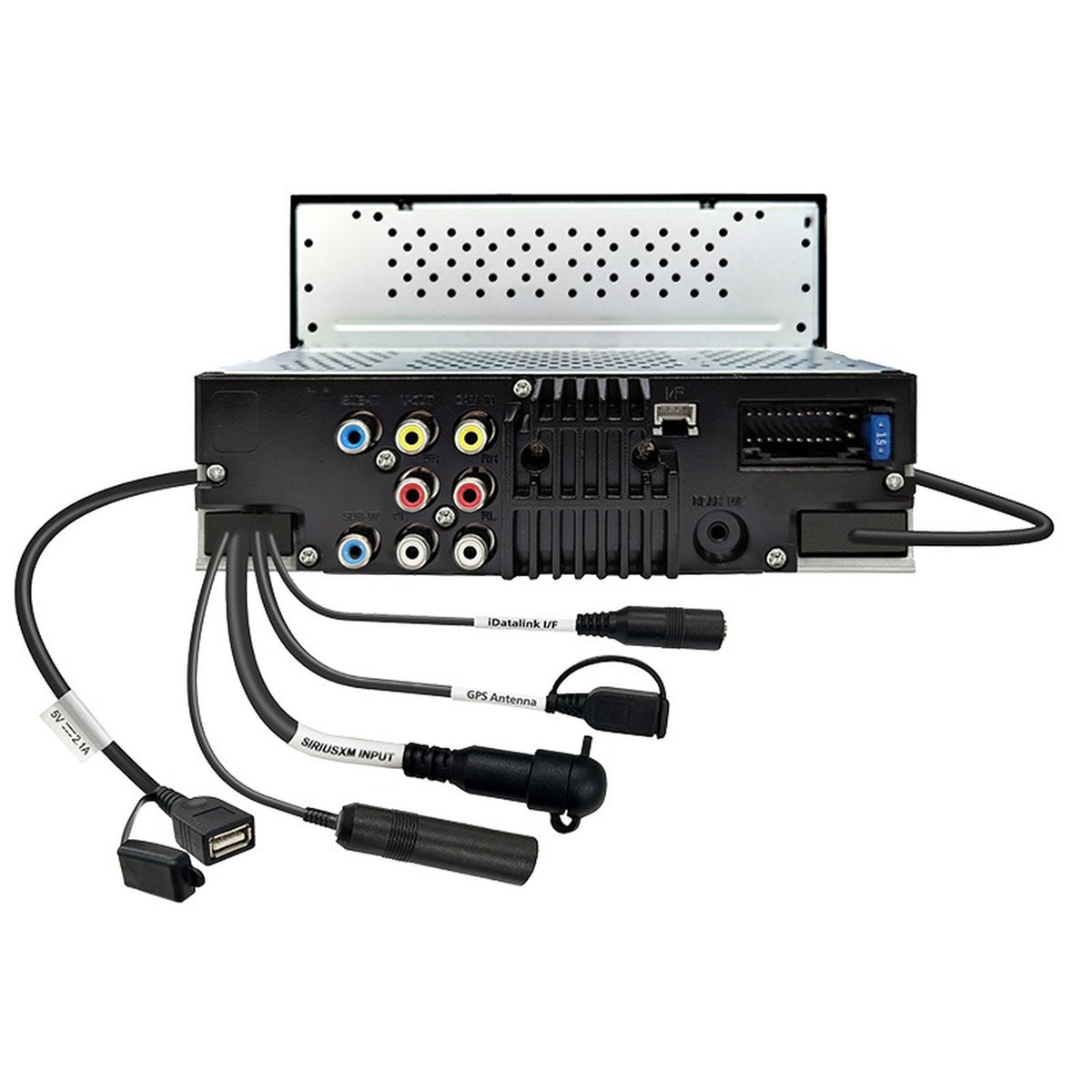 Kenwood - Récepteur Multimédia Numérique avec Écran Tactile de 6,8 po, Apple CarPlay et Android Auto sans fil, Préamplis 3,7 V, Pour Voiture, Noir - Simple Boutique