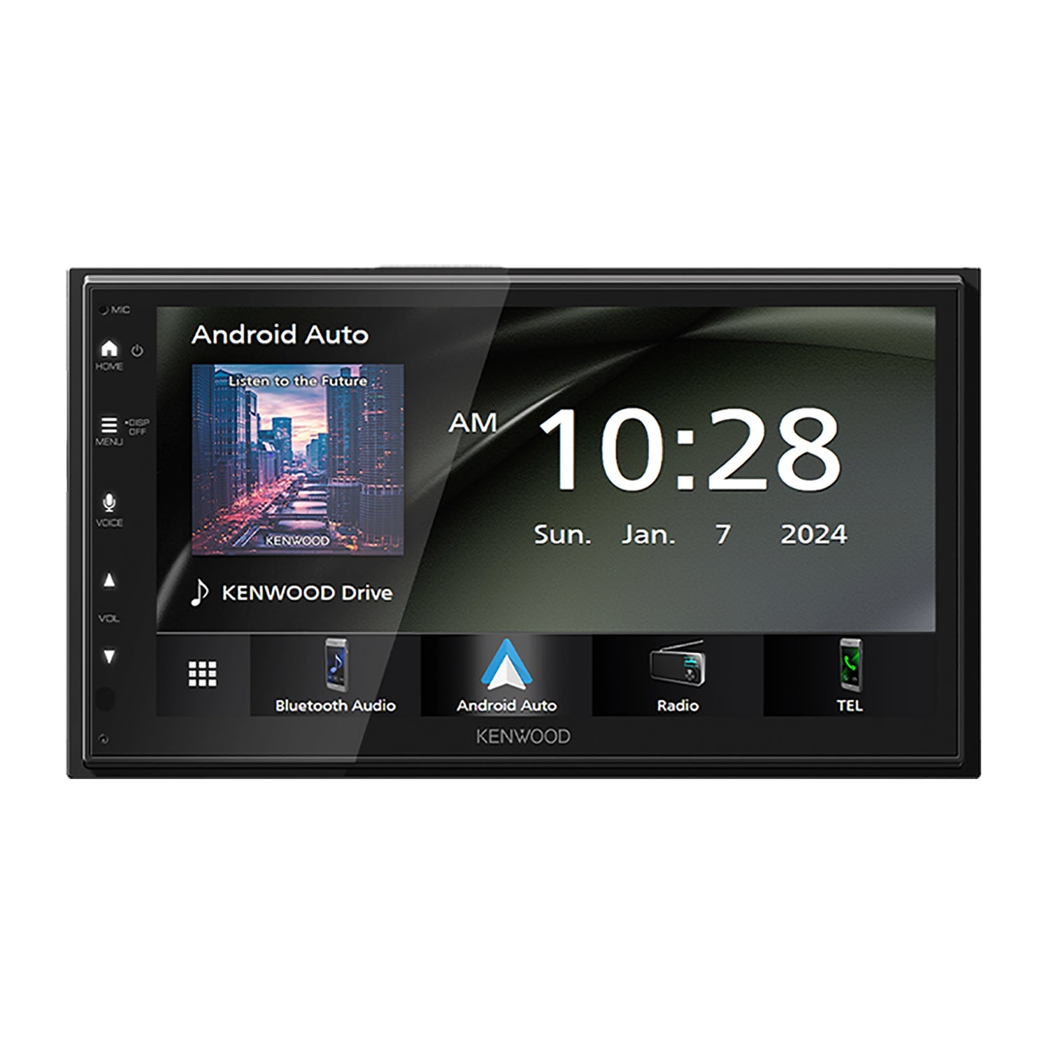 Kenwood - Récepteur Multimédia Numérique avec Écran Tactile de 6.8", Pour Voiture, Noir - Simple Boutique