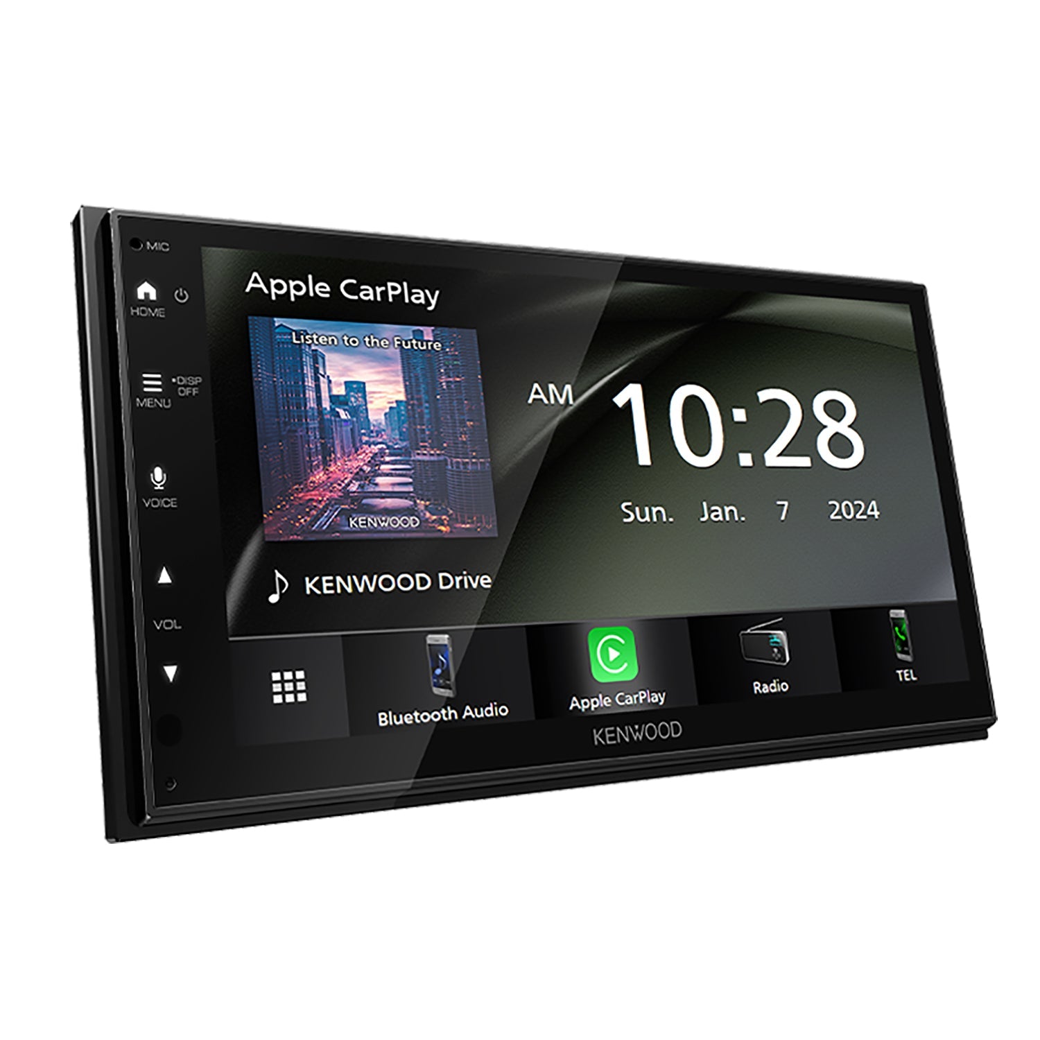 Kenwood - Récepteur Multimédia Numérique avec Écran Tactile de 6.8", Pour Voiture, Noir - Simple Boutique