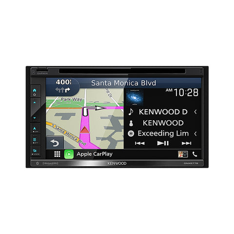 Kenwood - Récepteur Multimédia avec Système de Navigation, Lecteur DVD et Écran de 6.8
