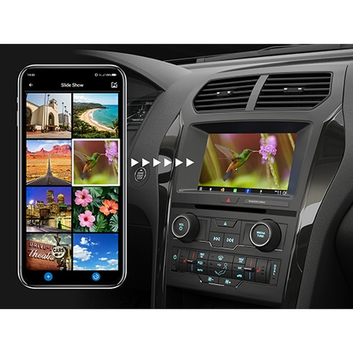 Kenwood - Récepteur Multimédia de Remplacement Direct avec Écran HD de 8 po, Apple CarPlay et Android Auto Sans Fil, Pour Voiture, Noir - Simple Boutique