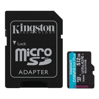 Kingston - Carte Mémoire MicroSD Canvas Go! Plus, 170R A2 U3 V30, Capacité de 512 Go - Simple Boutique