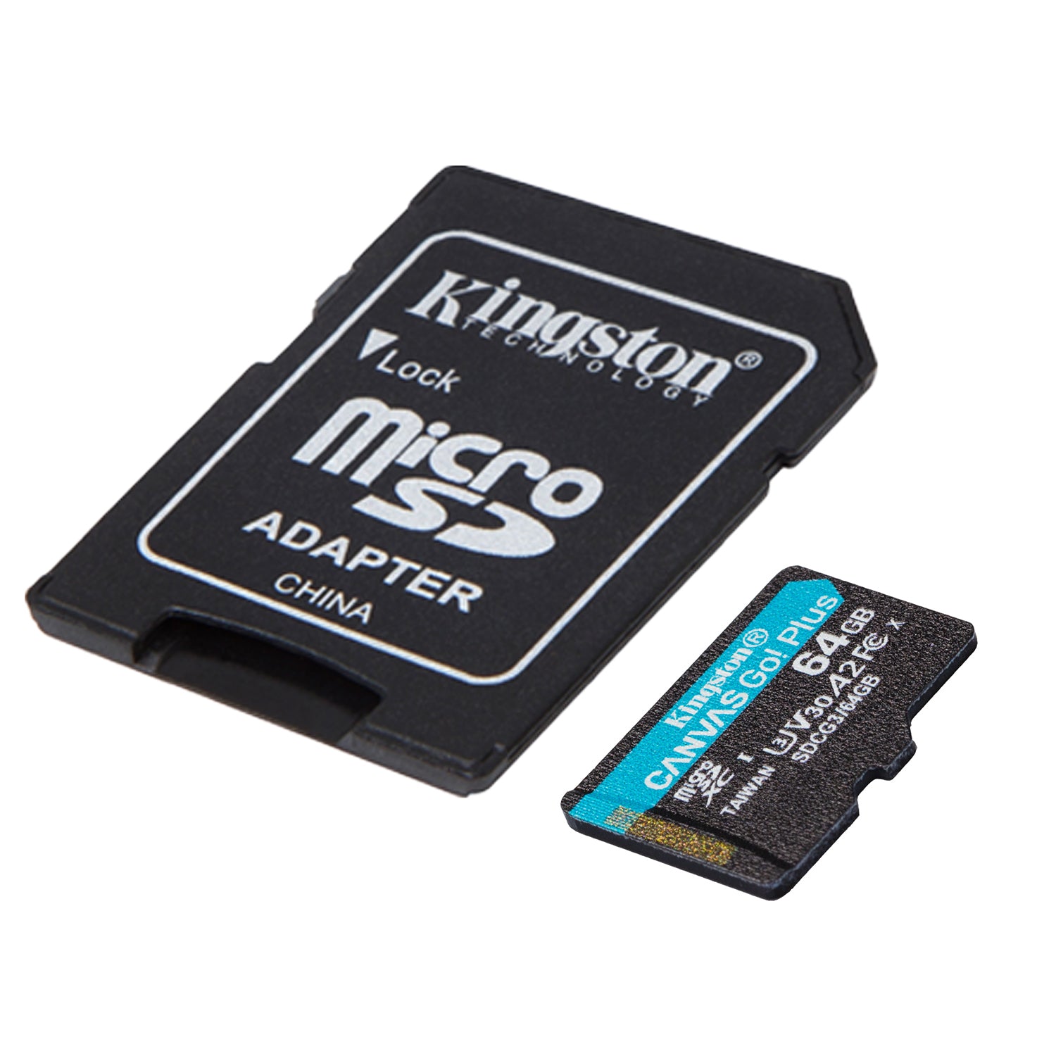 Kingston - Carte Mémoire MicroSD Canvas Go! Plus, 170R A2 U3 V30, Capacité de 64 Go - Simple Boutique