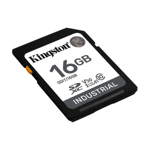 Kingston - Carte Mémoire SD Industrielle, Résistant aux Températures Extrêmes, Capacité de 16 Go - Simple Boutique