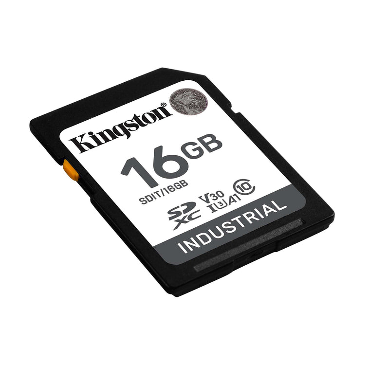 Kingston - Carte Mémoire SD Industrielle, Résistant aux Températures Extrêmes, Capacité de 16 Go - Simple Boutique