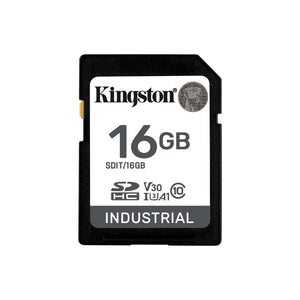 Kingston - Carte Mémoire SD Industrielle, Résistant aux Températures Extrêmes, Capacité de 16 Go - Simple Boutique
