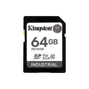 Kingston - Carte Mémoire SD Industrielle, Résistant aux Températures Extrêmes, Capacité de 64 Go - Simple Boutique