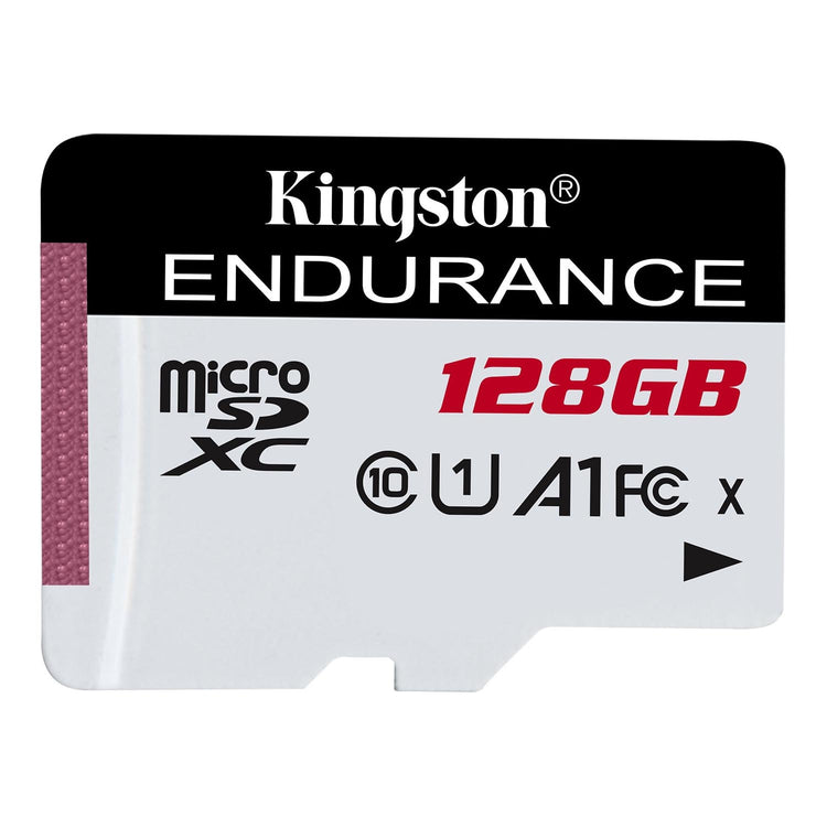 Kingston - Carte Mémoire microSD Haute Endurance, 95R/30W C10 A1 UHS-I, Capacité de 128 Go - Simple Boutique