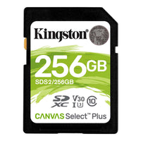 Kingston - Carte SD Canvas Select Plus, 100R C10 UHS-I U1 V10, Capacité de 256 Go - Simple Boutique