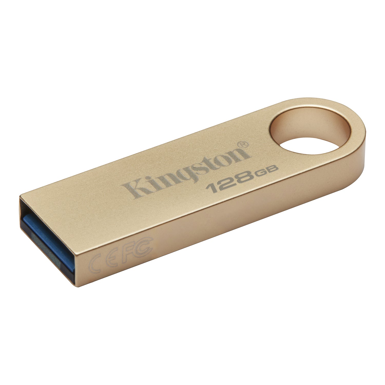 Kingston - Clé USB 3.2 Gen 1 DataTraveler SE9 G3, 220Mo/s, Boitier en Métal, Capacité de 128 Go - Simple Boutique