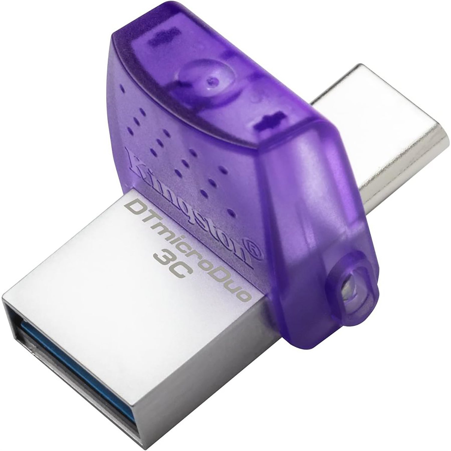 Kingston - Clé USB 3.2 Type-C et Type-A DataTraveler microDuo 3C, 200 Mo/s, Capacité de 128Go - Simple Boutique