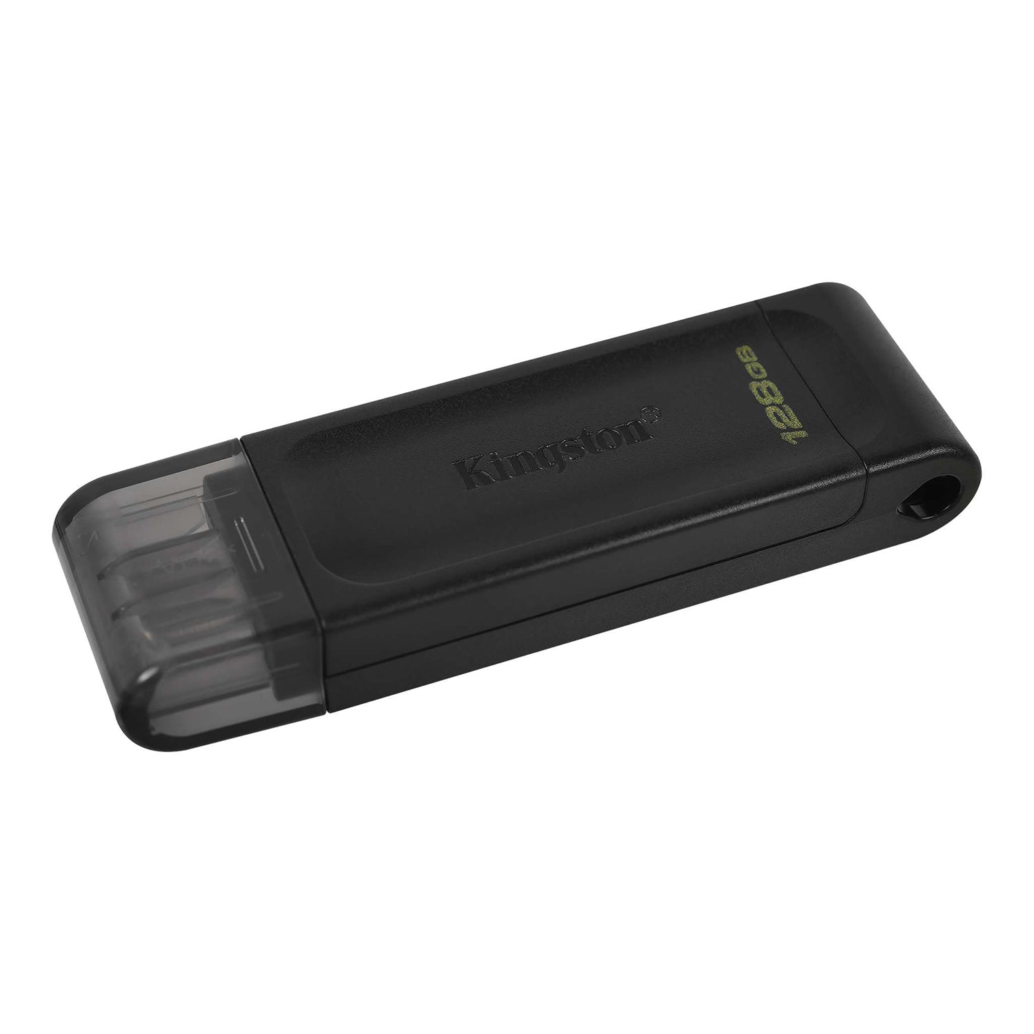 Kingston - Clé USB Type-C 3.2 Gen 1 DataTraveler 70, Capacité de 128 Go, Noir - Simple Boutique