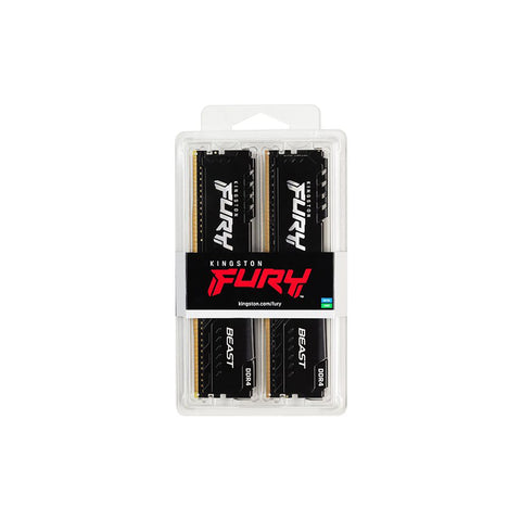 Kingston - Ensemble de 2 Modules de Mémoire Fury DDR4 16GO, 3200MHz, Non-ECC Unbuffered DIMM