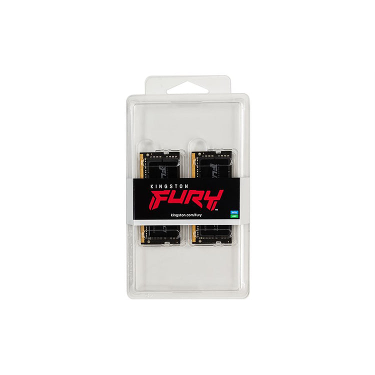 Kingston - Ensemble de 2 Modules de Mémoire Fury DDR4 32GO, 2666MHz, Non-ECC Unbuffered SODIMM - Simple Boutique