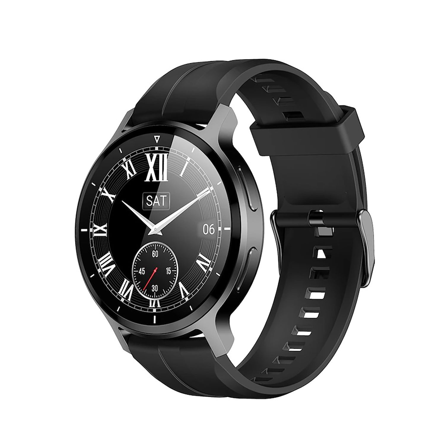 LetsFit - Montre Intelligente avec Moniteur de Fréquence Cardiaque et Suivi d'activité, Noir - Simple Boutique