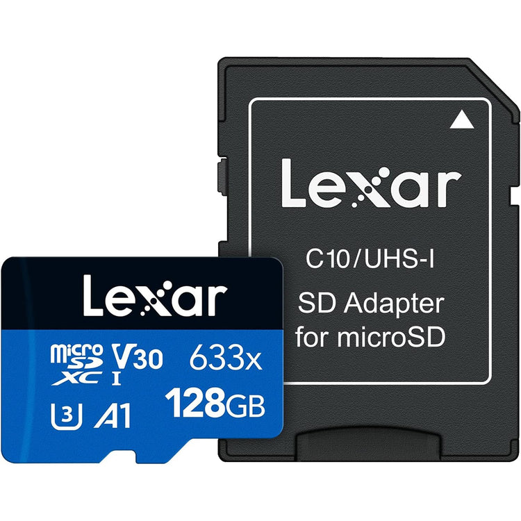 Lexar - Carte SDHC UHS-I Haute Performance Avec Adaptateur SD, Capacité de 128GO - Simple Boutique
