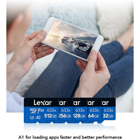 Lexar - Carte SDHC UHS-I Haute Performance Avec Adaptateur SD, Capacité de 256GO