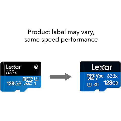 Lexar - Carte SDHC UHS-I Haute Performance Avec Adaptateur SD, Capacité de 512GO