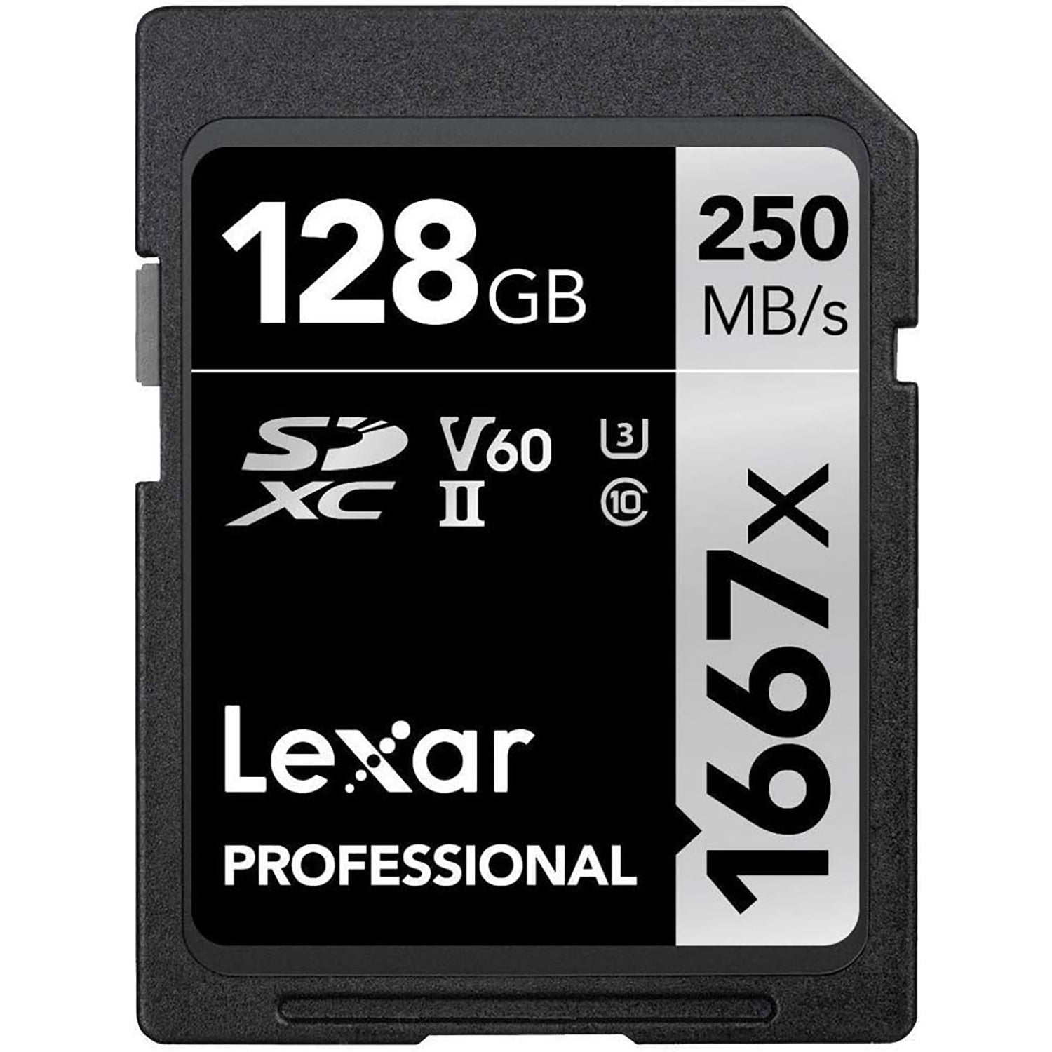 Lexar - Carte SDXC UHS-II/U3 1667X Professional, Jusqu'à 250 Mo/s de Lecture, Capacité de 128GO - Simple Boutique