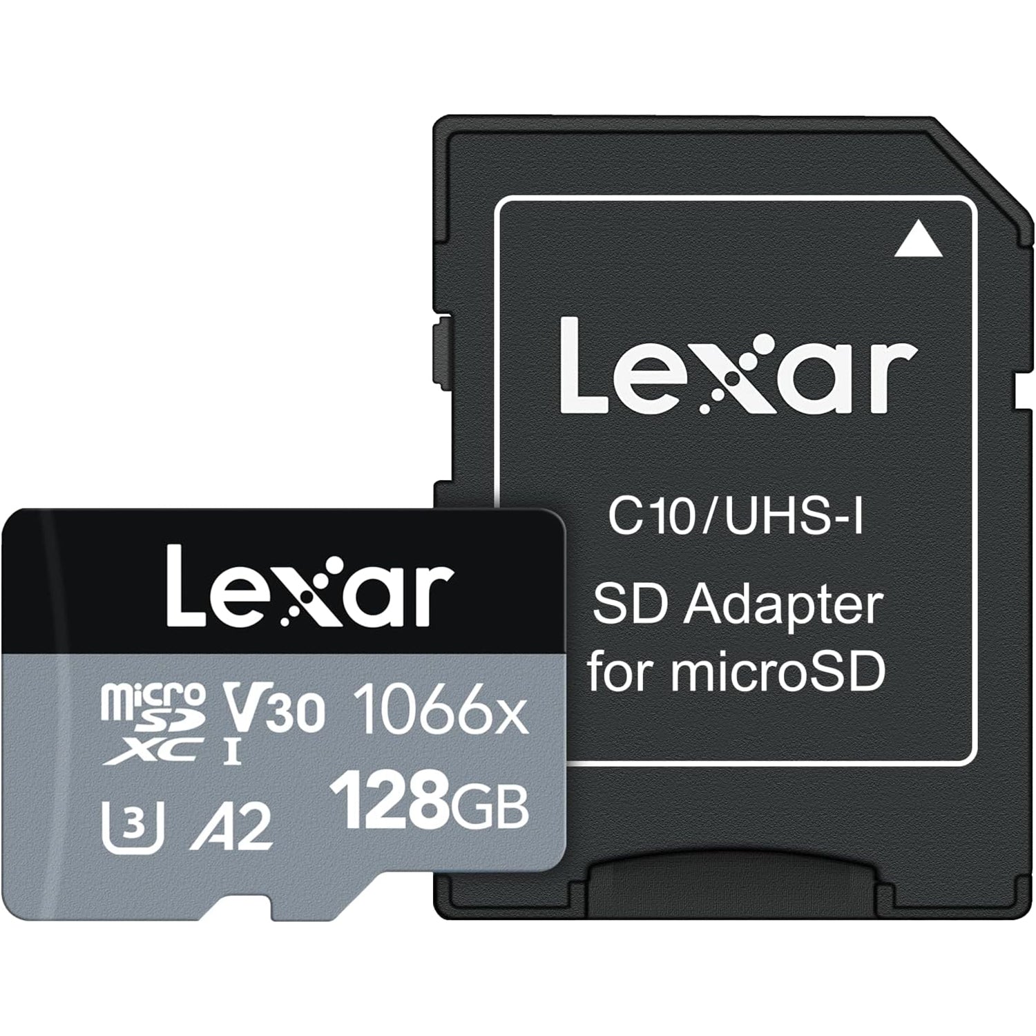 Lexar - Carte microSDXC UHS-I Avec Adaptateur SD, Jusqu'à 160 Mo/s en Lecture, Capacité de 128GO - Simple Boutique