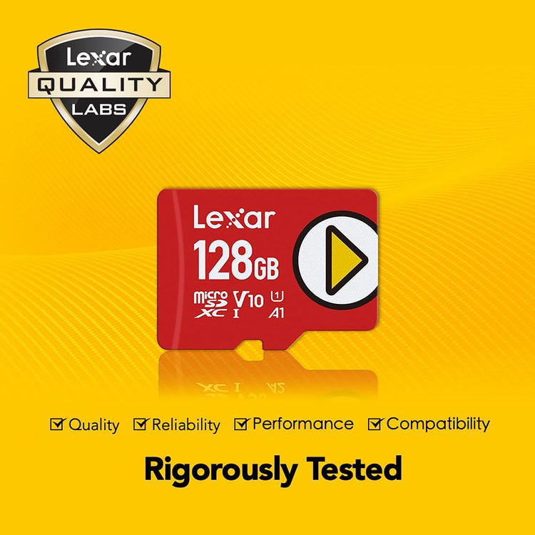 Lexar - Carte microSDXC UHS-I, Jusqu'à 150 Mo/s en Lecture, Capacité de 128GO - Simple Boutique