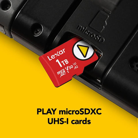 Lexar - Carte microSDXC UHS-I, Jusqu'à 150 Mo/s en Lecture, Capacité de 1TO