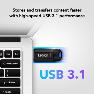 Lexar - Clé USB 3.1 JumpDrive S80, Jusqu'à 150 Mo/s en Lecture, Capacité de 64GO - Simple Boutique