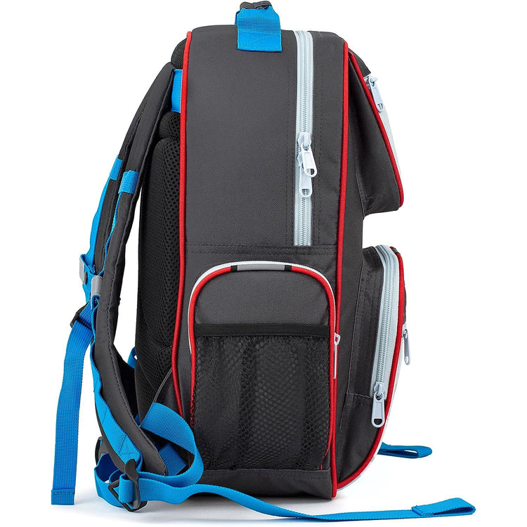 Louis Garneau - Sac à Dos Pour Enfants Préscolaire et Primaire, Dos Rembourré, 5 Pochettes, Collection Hockey - Simple Boutique