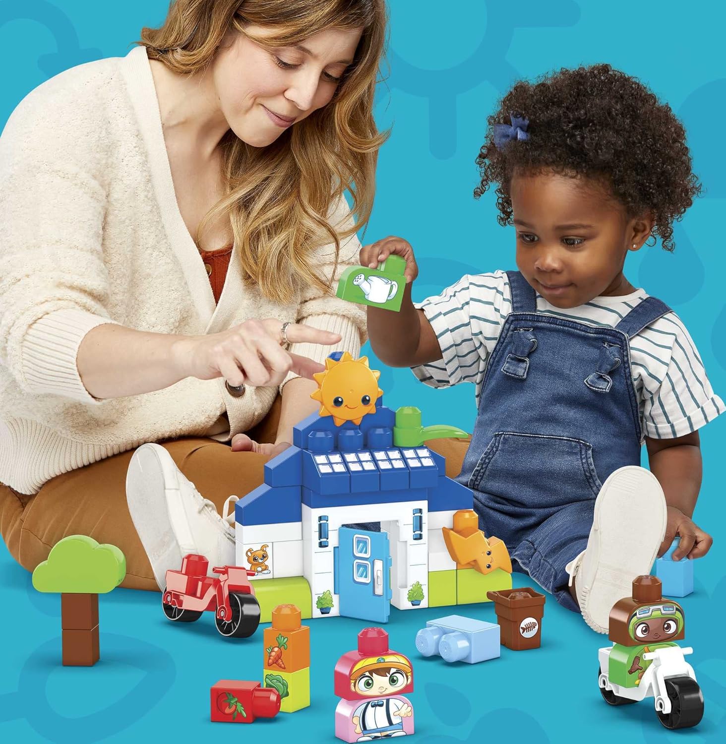 MEGA Bloks – Ensemble de Blocs Ville Écolo pour Tout-Petits avec Figurines (88 Pièces) - Simple Boutique