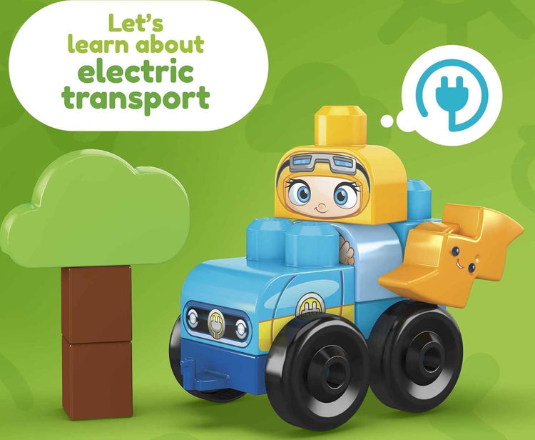 MEGA Bloks – Ensemble de Blocs Ville Écolo pour Tout-Petits avec Figurines (88 Pièces) - Simple Boutique