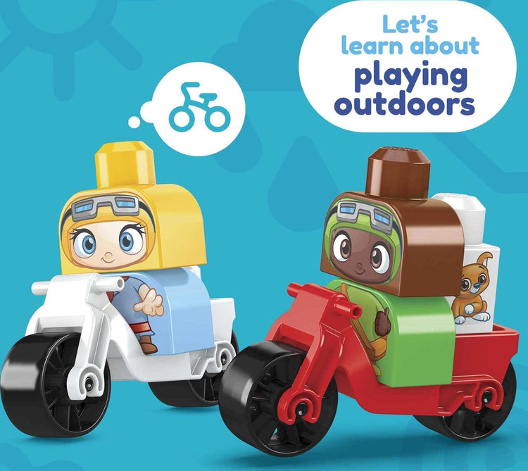 MEGA Bloks – Ensemble de Blocs Ville Écolo pour Tout-Petits avec Figurines (88 Pièces) - Simple Boutique