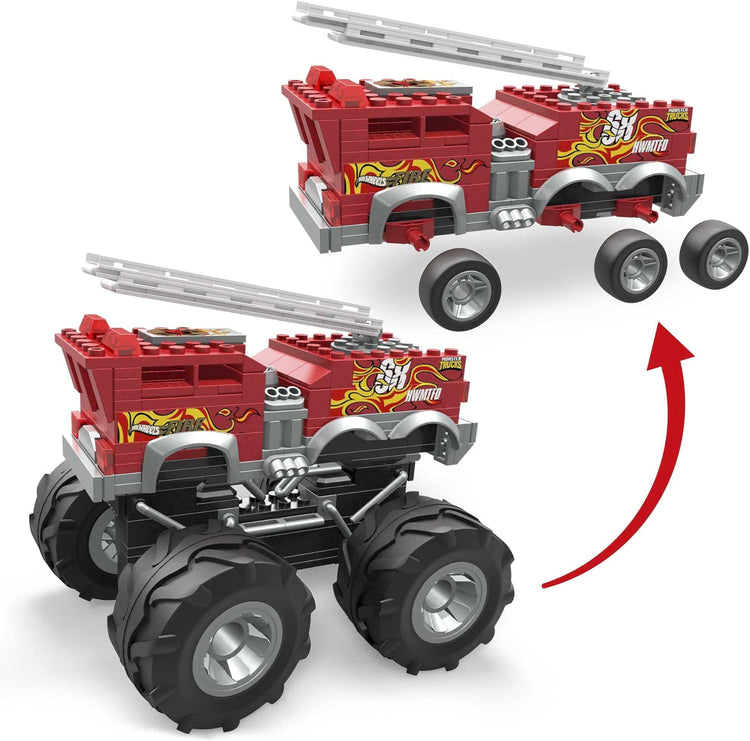 MEGA Hot Wheels Monster Trucks – Kit de Construction 5-Alarm (284 Pièces) - Simple Boutique