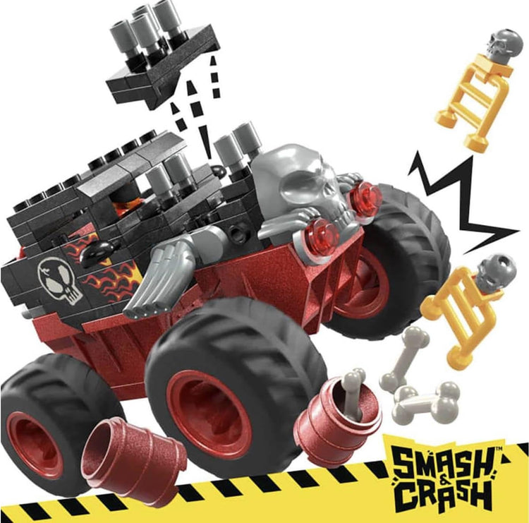 MEGA Hot Wheels Monster Trucks – Kit de Construction Bone Shaker (151 Pièces) - Simple Boutique