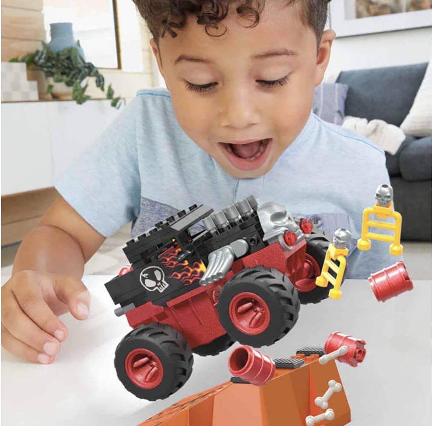 MEGA Hot Wheels Monster Trucks – Kit de Construction Bone Shaker (151 Pièces) - Simple Boutique