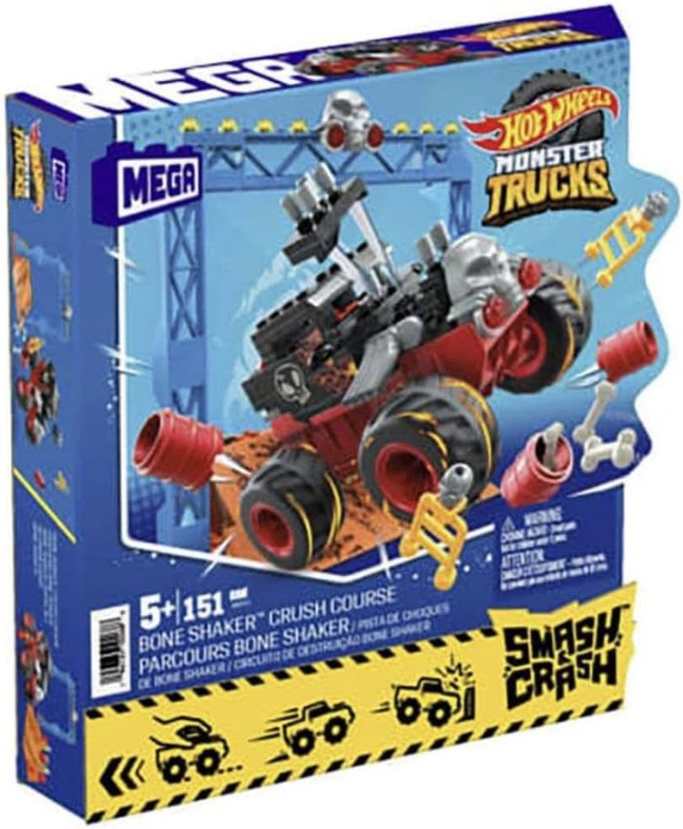 MEGA Hot Wheels Monster Trucks – Kit de Construction Bone Shaker (151 Pièces) - Simple Boutique