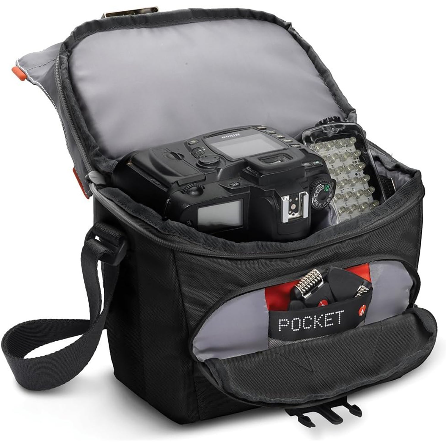 Manfrotto - Sac à Bandoulière pour Appareil Photo Stile Bella IV pour Reflex Numérique, Noir - Simple Boutique