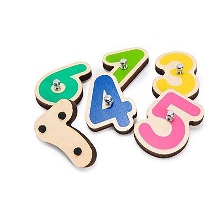 Marbotic - Ensemble de Chiffre Intelligent en Bois pour Tablette, Pour en Enfant de 3 à 5 ans - Simple Boutique