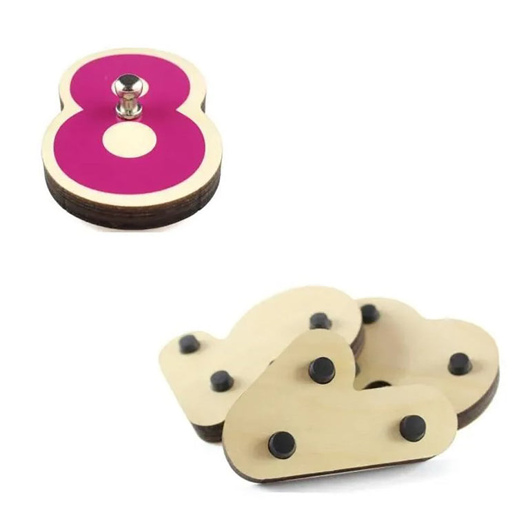 Marbotic - Ensemble de Chiffre Intelligent en Bois pour Tablette, Pour en Enfant de 3 à 5 ans - Simple Boutique