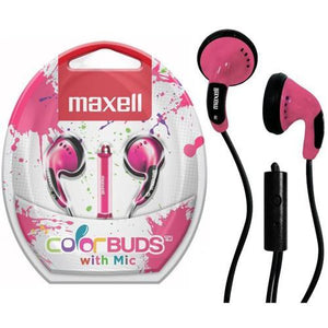 Maxell Colorbuds Écouteurs Boutons Avec Microphone - Rose - Simple Boutique