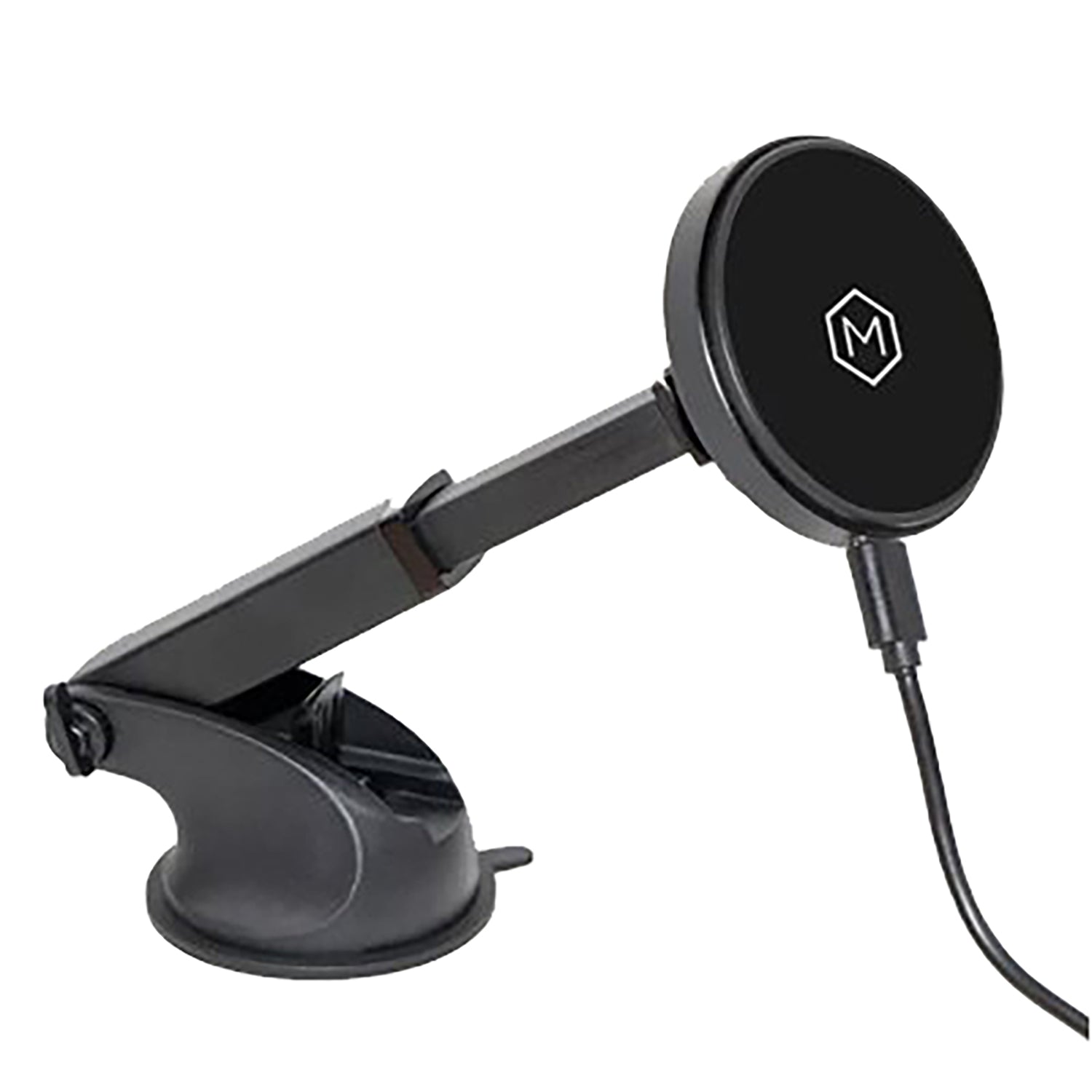 MightyMount - Support de Téléphone Magnétique Magsafe, Avec Chargeur sans-fil, Pour Tableau de Bord de Voiture, Noir - Simple Boutique