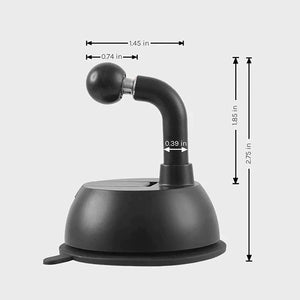 MightyMount - Support de Téléphone Magnétique Magsafe Pour Tableau de Bord ou Pare-Brise de Voiture, Noir - Simple Boutique