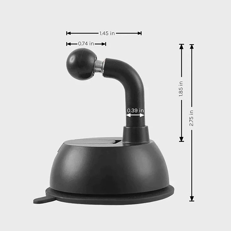 MightyMount - Support de Téléphone Magnétique Magsafe Pour Tableau de Bord ou Pare-Brise de Voiture, Noir - Simple Boutique