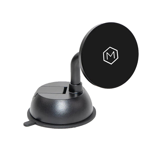 MightyMount - Support de Téléphone Magnétique Magsafe Pour Tableau de Bord ou Pare-Brise de Voiture, Noir